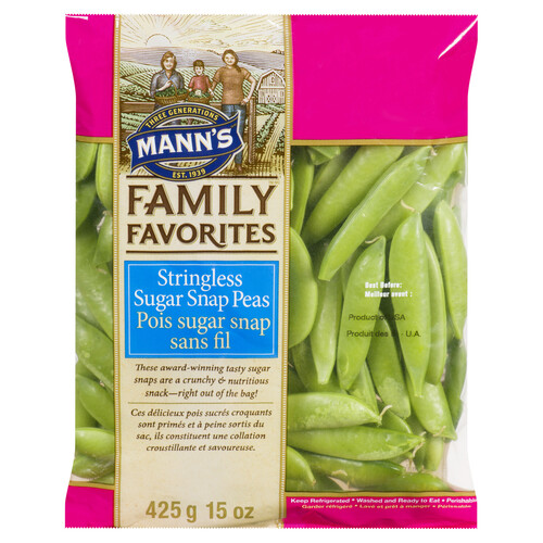 Mann's Sugar Snap Peas Stringless 425 g