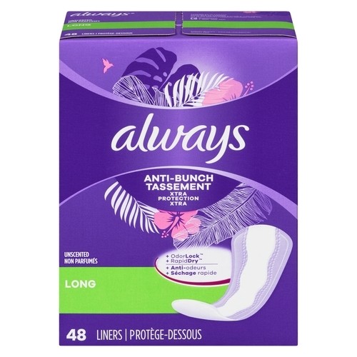 Always Panty Liner Daily Non Wing  48 Count
