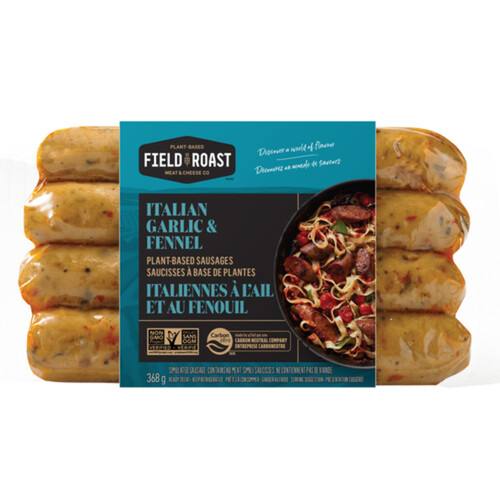 Field Roast Plant-Based Sausages Italian Garlic & Fennel 368 g