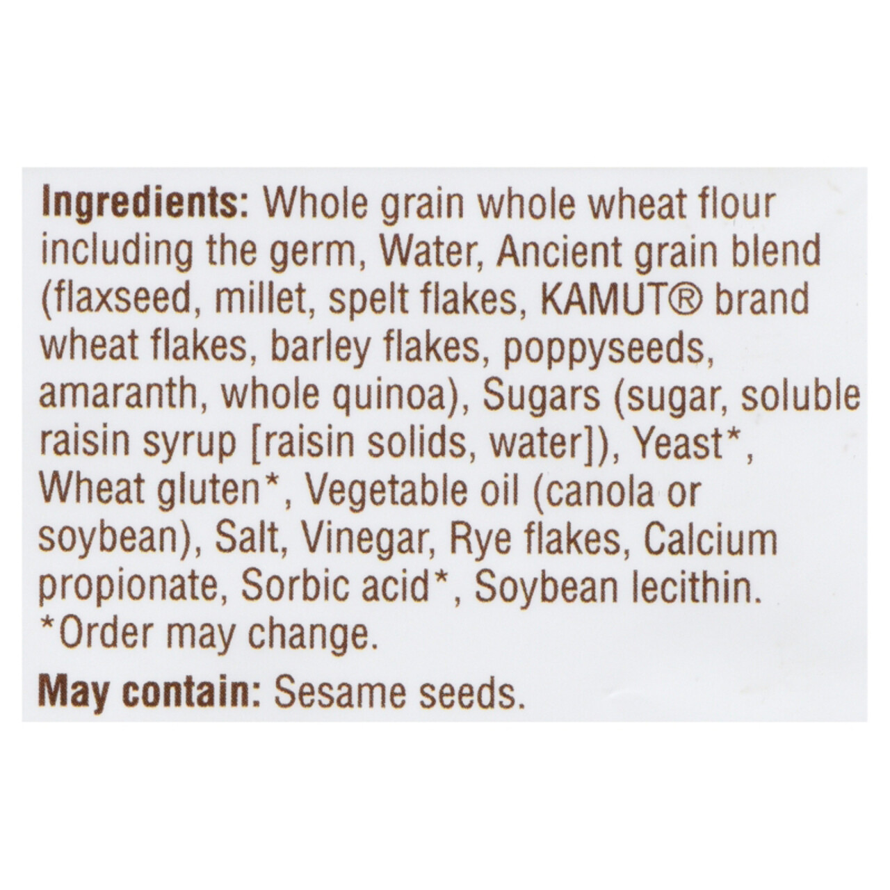 Dempster’s 100 Whole Grains Bread Ancient Grains With Quinoa 600 g