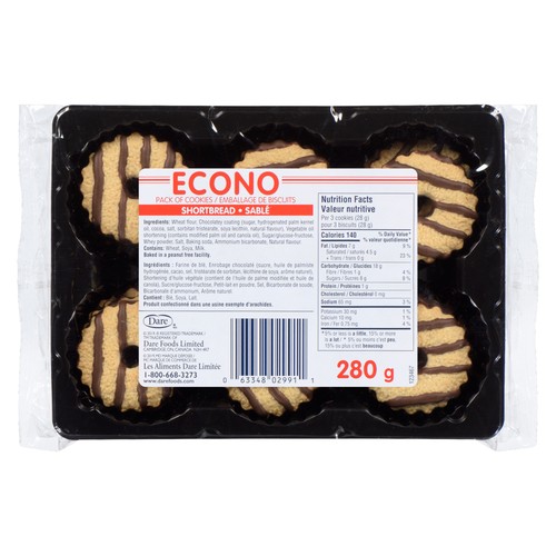 Dare Econo Cookies Shortbread 280 g