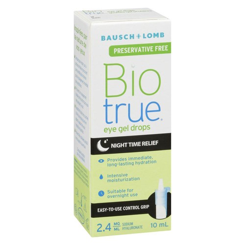 Bausch & Lomb Biotrue Eye Gel Drops Night Time Relief 10 ml