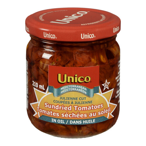 Unico Sundried Tomatoes Julienned 210 ml