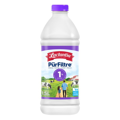Lactantia PurFiltre 1% Milk Partly Skimmed 1.5 L
