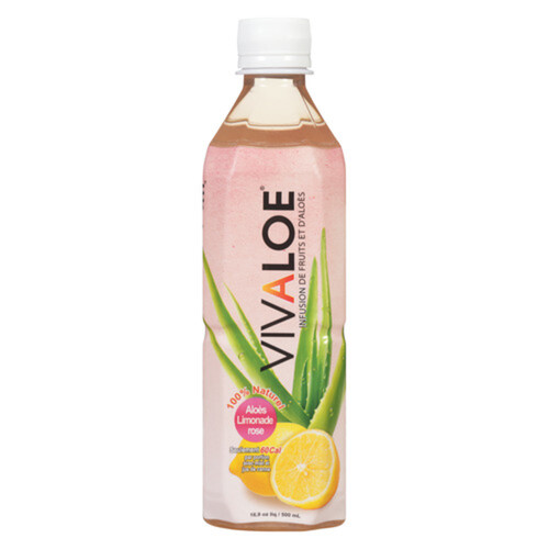 Vivaloe  Juice Pink Lemonade 500 ml (bottle)