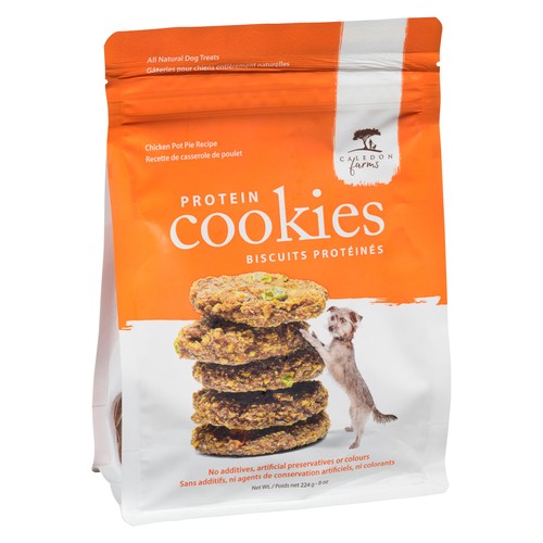 Caledon Farms Dog Treats Protein Cookie Chicken Pot Pie 224 g