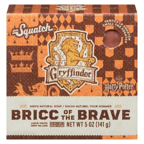 Dr. Squatch Men's Natural Soap Harry Potter Bricc Of The Brave 141 g
