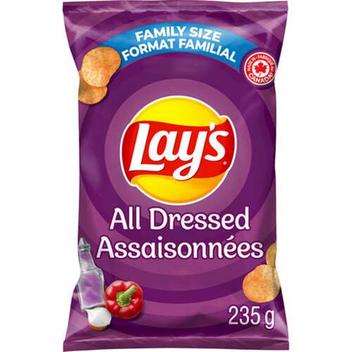 Lay's Potato Chips All Dressed Flavoured 235 g