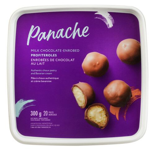 Panache Chocolate Covered Mini Profiteroles 300 g (frozen)