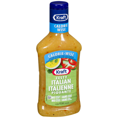 Kraft Calorie-Wise Salad Dressing Zesty Italian 475 ml