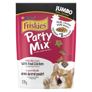 Friskies Cat Treats Party Mix Grill Crunch 170 g