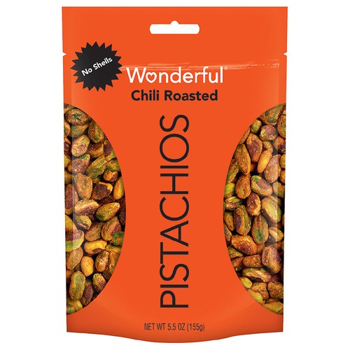 Wonderful Chili Roasted Pistachio No Shells 155 g