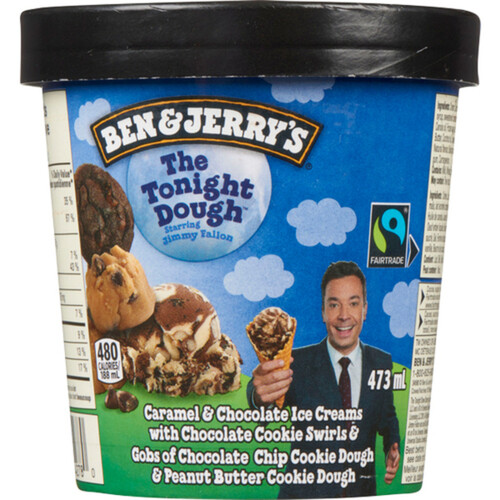 Ben & Jerry's Ice Cream The Tonight Dough Caramel & Chocolate 473 ml