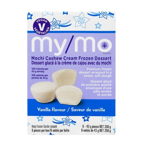 My/Mo Mochi Cashew Cream Vanilla Frozen Dessert 43 g