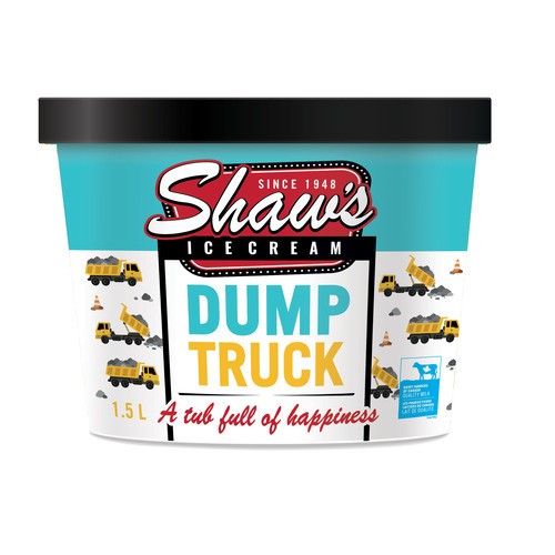 Shaw's Ice Cream Dump Truck 1.5 L