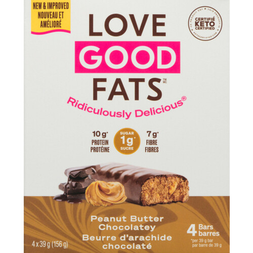 Suzie's Good Fats Peanut Butter Chocolatey 4 x 39 g