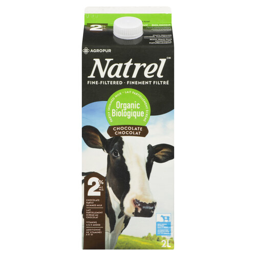 Natrel Organic 2% Chocolate Milk 2 L