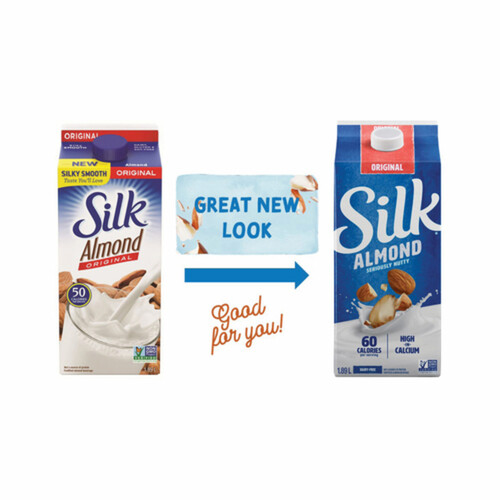 Silk Dairy-Free Plant Based Almond Beverage Original 1.89 L