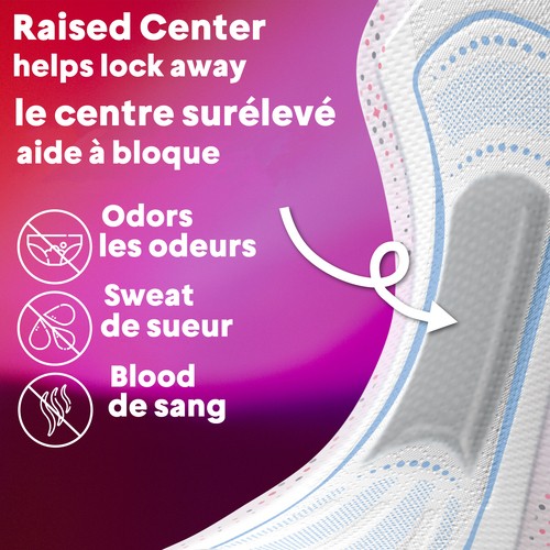 U by Kotex Teen Ultra Thin Pads Overnight With Wings 12 Count