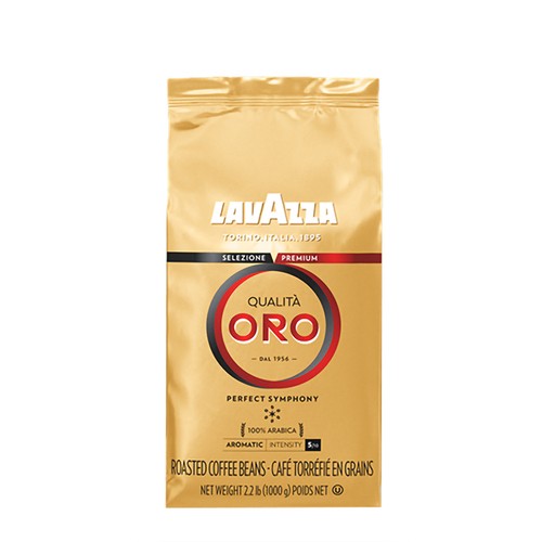 Lavazza Qualita Oro Whole Beans Coffee 1 kg