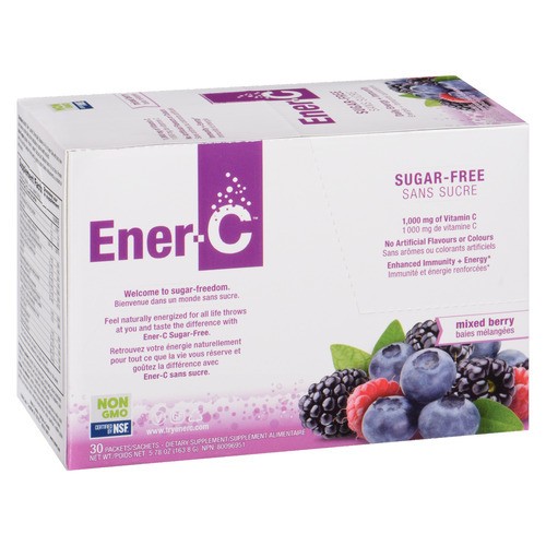Ener-C Sugar-Free Multivitamin Drink Mix Mixed Berry 30 Count