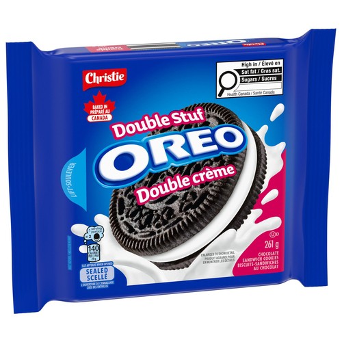 Oreo Sandwich Cookies Double Stuf Chocolate 261 g
