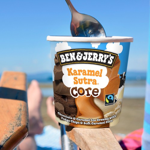 Ben & Jerry's Ice Cream Karamel Sutra® Core With Fairtrade