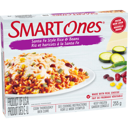 Smart Ones Santa Fe Style Rice & Beans Frozen Meal 255 g