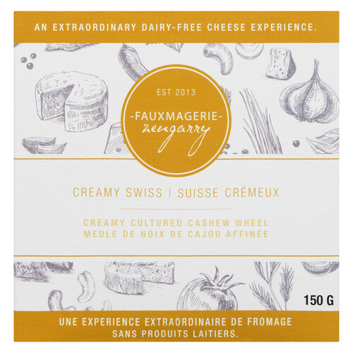 Fauxmagerie Zengarry Creamy Swiss Cashew Cheese 150 g
