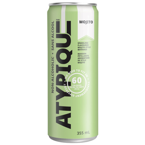 Atypique Non-Alcoholic Cocktail Mojito 4 x 355 ml