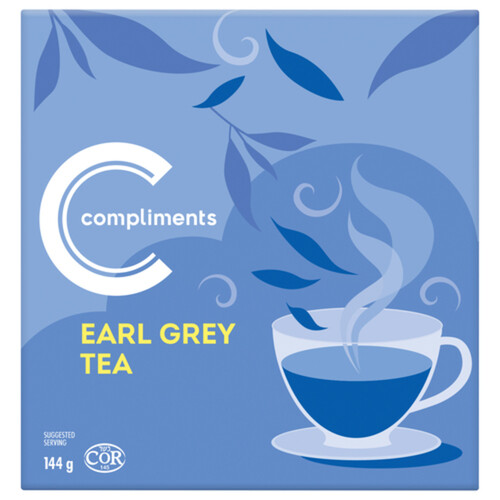 Compliments Tea Earl Grey 72 Tea Bags