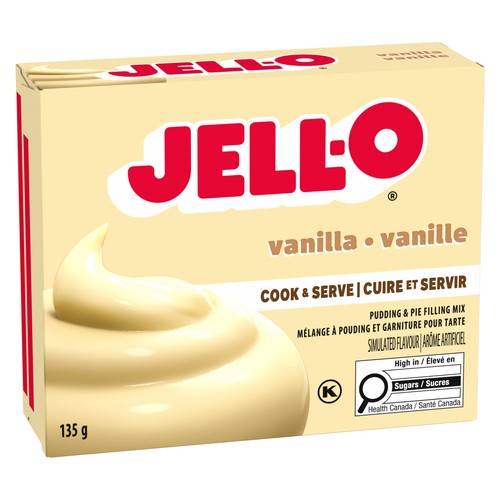 Jell-O Cooked Pudding And Pie Filling Vanilla 135 g