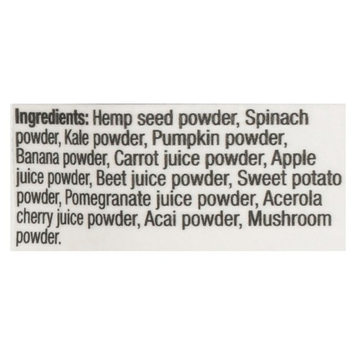 Manitoba Harvest Hemp + Supergreens Drink Mix Powder 213 g