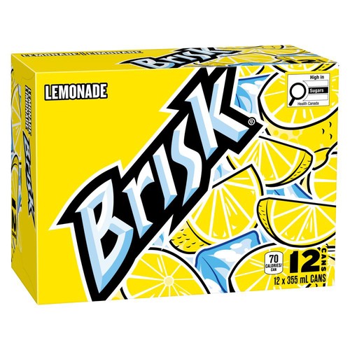 Lipton Brisk Iced Tea Lemonade 12 x 355 ml (cans)