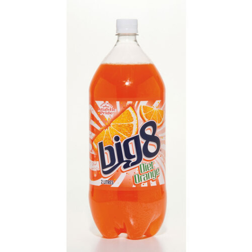 Big 8 Diet Soda Orange 8 x 2 L