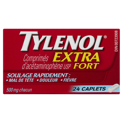 Tylenol Extra Strength 500 mg 24 Caplets 
