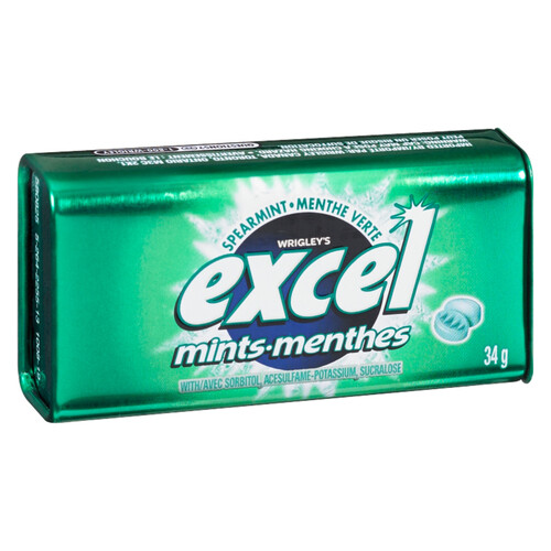 Excel Gum Mints Spearmint ea