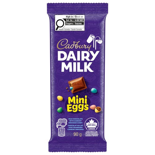Cadbury Dairy Milk Chocolate Bar With Mini Eggs 90 g