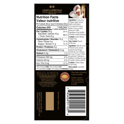 Lindt Lindor Chocolate Bar Extra Dark 100 g