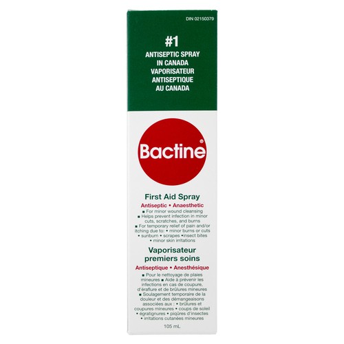 Bactine First Aid Antiseptic Spray 105 ml
