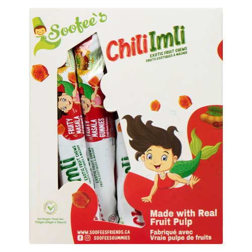 Soofee's Exotic Fruit Chews Chili Imli 720 g