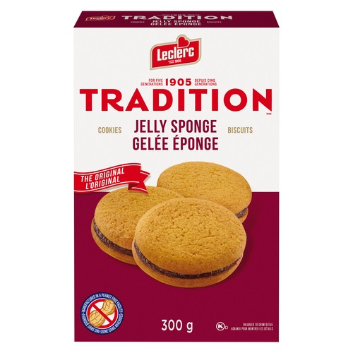 Leclerc Tradition Cookie Jelly Sponge 300 g