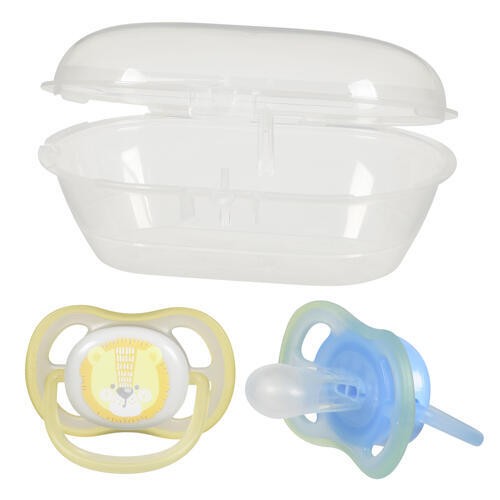 Philip Avent Ultra Air Elephant/Owl 0-6m Pacifier 2 Count