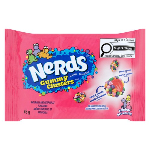 Nerds Candy Gummy Clusters Rainbow 45 g