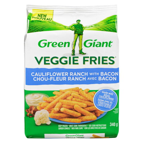 Green Giant Frozen Cauliflower Veggie Fries Ranch & Bacon 340 g