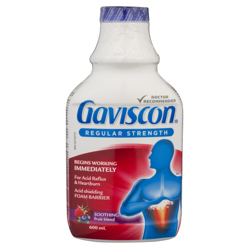 Gaviscon Liquid Antacid Fruit 600 ml