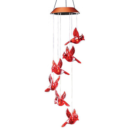 Solar Chimes Cardinals 1 EA