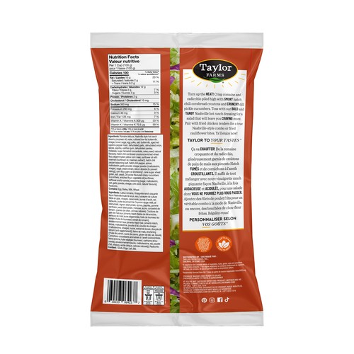 Taylor Farms Salad Kit Chopped Nashville Hot 319 g