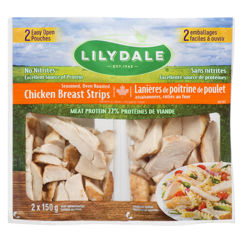 Lilydale Oven Roasted Chicken Breast Strips 300 g
