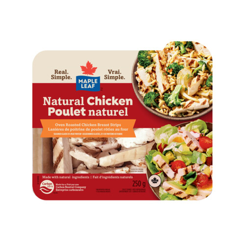 Maple Leaf Deli Sliced Natural Chicken Breast Oven Roasted 250 g